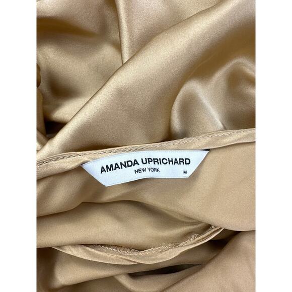 Amanda Uprichard - Samba Halterneck Gown in Gold - Picture 3 of 4